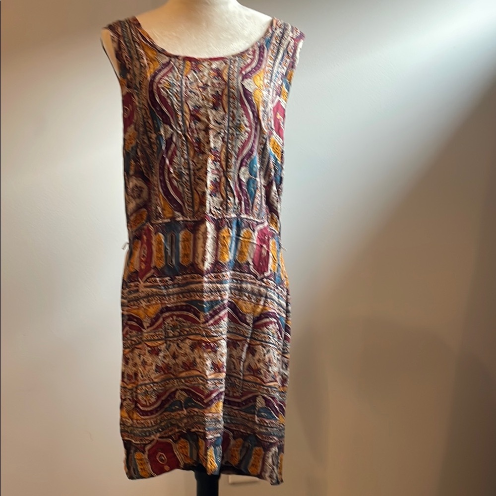 Lucky Brand Multicolor Sleeveless Boho Dress